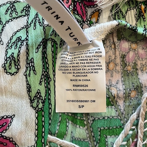 Trina Turk Cacti Cut Out Dress Sizes S M and L NWT - Picture 13 of 16